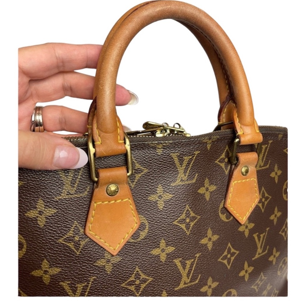 Louis Vuitton Monogram ALMA PM SATCHEL BAG ~💯 Authentic - Picture 11 of 16